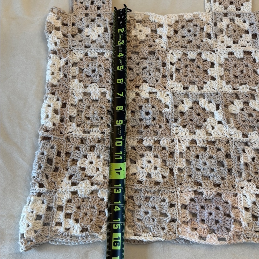 HAND CRAFTED Granny Square Crochet Patchwork Tank Top, see measurements - Picture 8 of 10